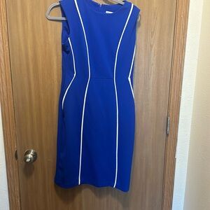Blue corporate dress